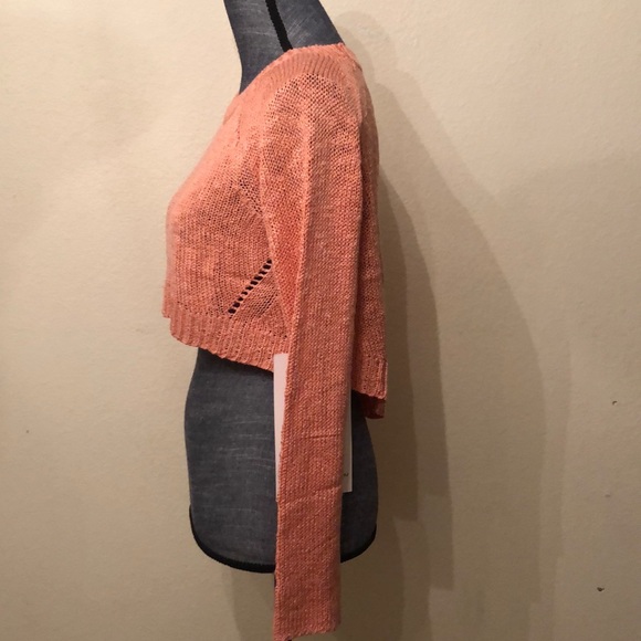 Cropped knitted sweater - Picture 3 of 7